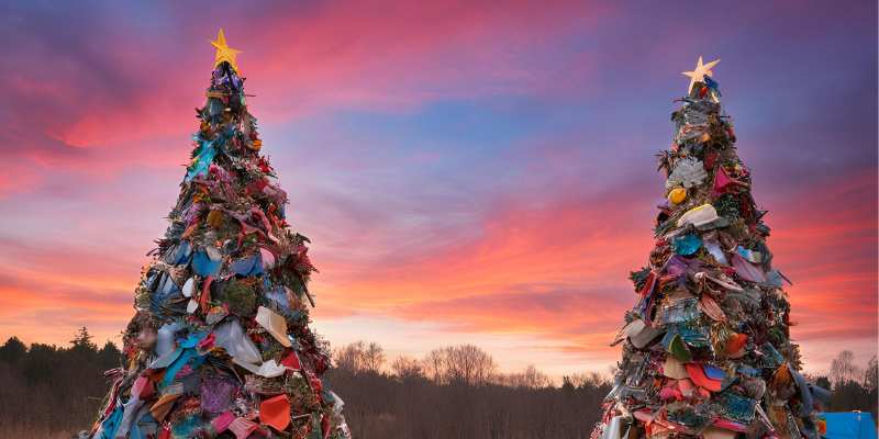 Xmas tree rubbish